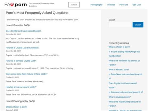 porn faq